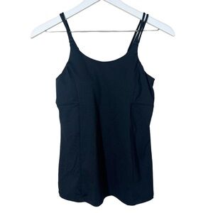 Athleta Womens Wild Card Tank Top Bra Cup Black 34B Style #903759 Athletic